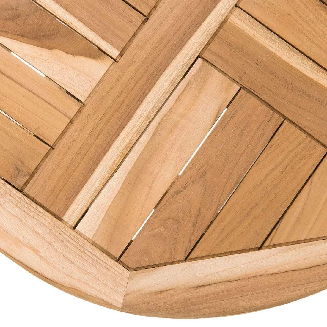 OUTLIV. Portland Balkonklapptisch Ø50cm Teak Teak Natur