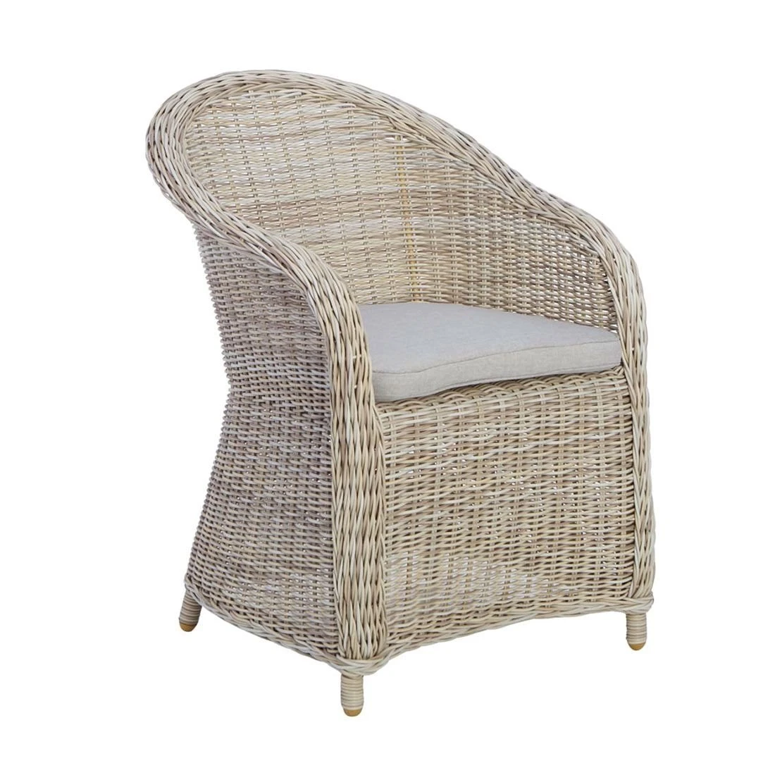 OUTLIV. Coventry Gartenmöbelset 7-teilig Diningsessel mit Oxford Tisch 220x100 cm Mixed White/Stone Grey