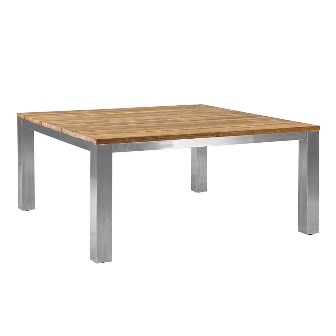 OUTLIV. Rimini Gartentisch 160x160cm Edelstahl/Teak Edelstahl/Teak Recycelt