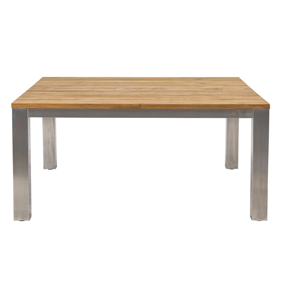 OUTLIV. Rimini Gartentisch 160x160cm Edelstahl/Teak Edelstahl/Teak Recycelt
