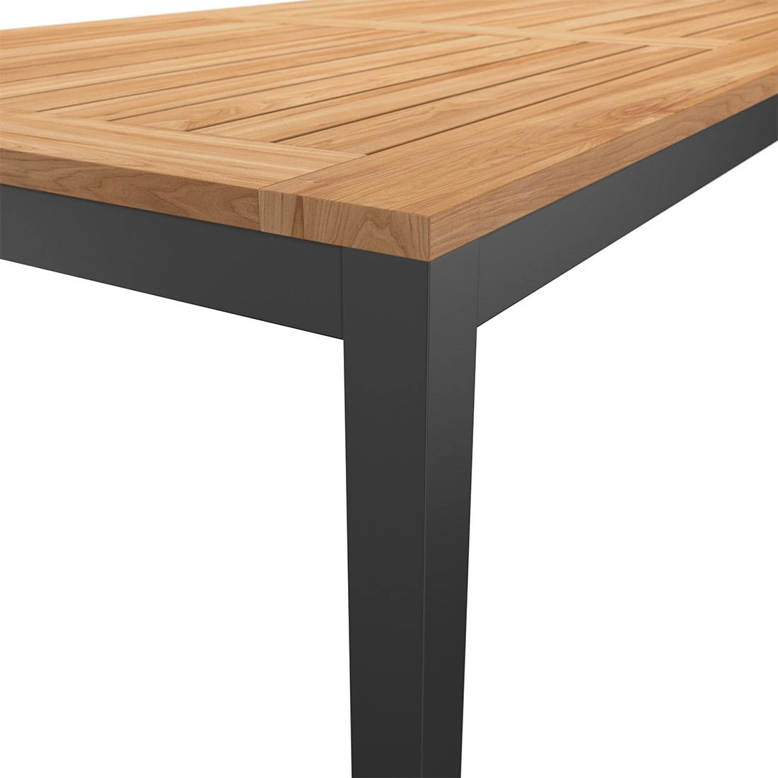 OUTLIV. Kobe Gartenmöbelset 5-tlg. mit Tisch 160x90 cm Anthrazit