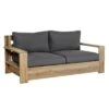 OUTLIV. Castello Gartensofa Teak/Sunproof Natur/Dunkelgrau