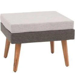 OUTLIV. Rockford Hocker Akazie/Suntex White Wash/Dark Grey/Light Grey