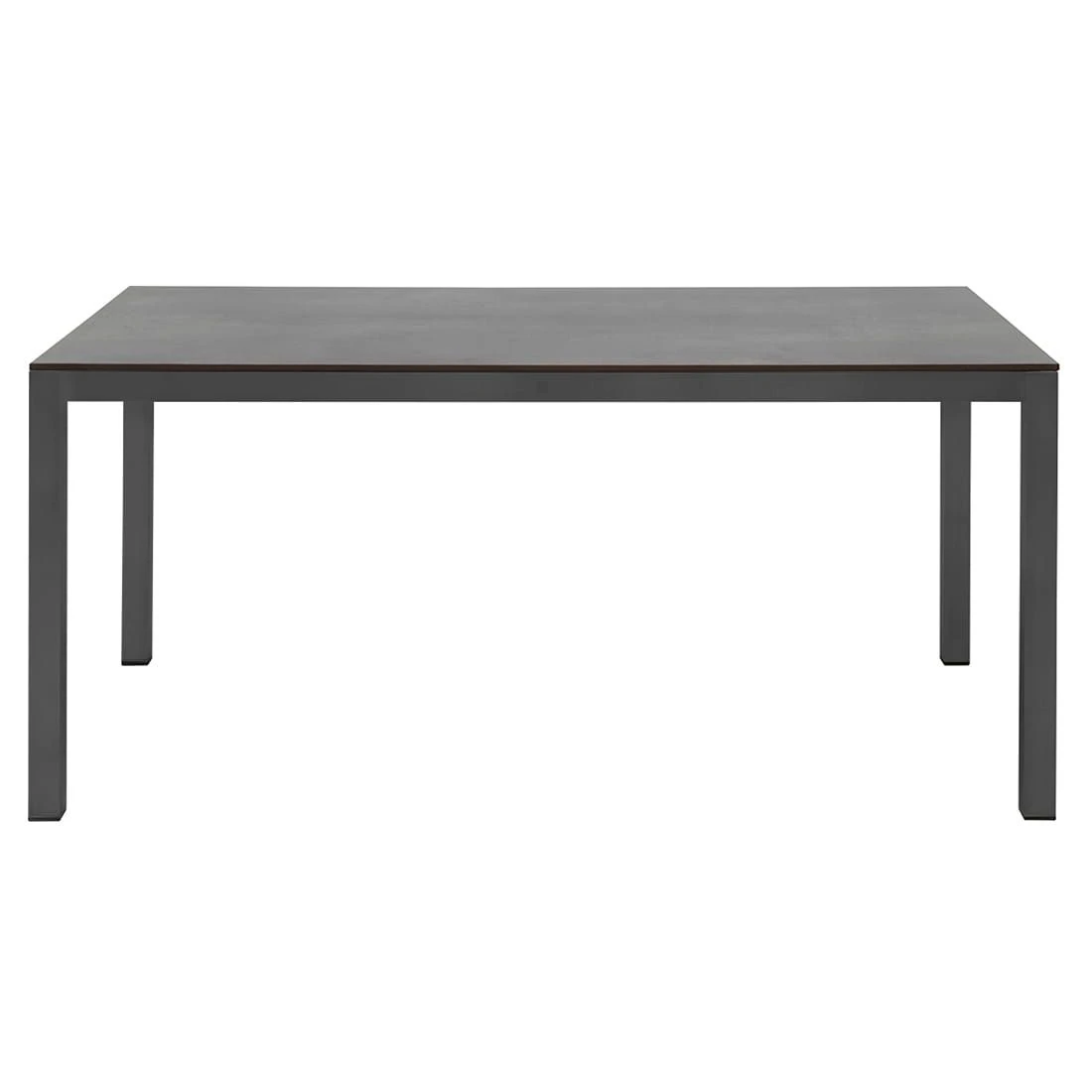 OUTLIV. Atlanta Gartenmöbelset 5-tlg. Tisch 160x90cm Anthrazit/Schwarz-Grau