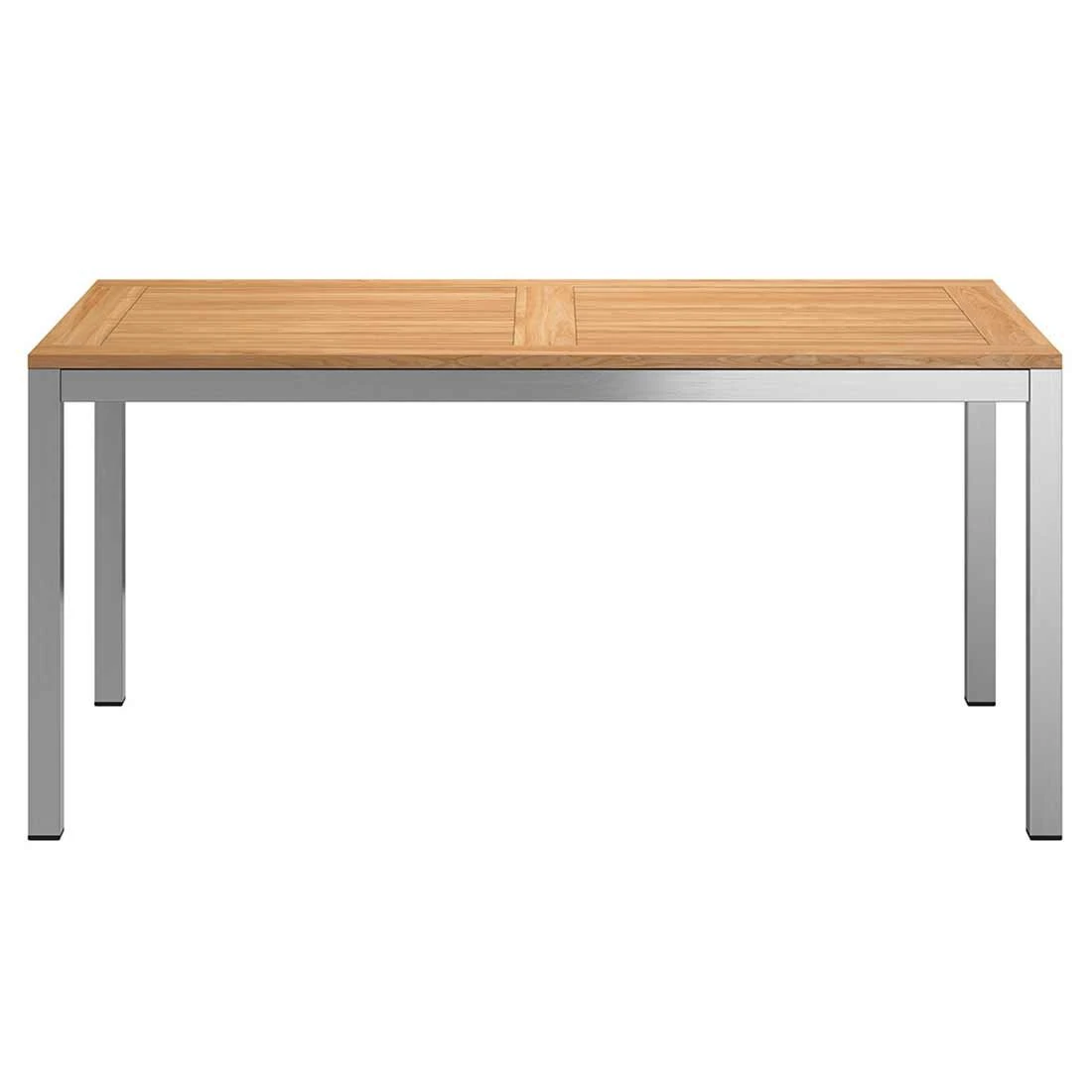 OUTLIV. Tokyo Gartenmöbelset 5-tlg. Tisch 160x90cm Silber/Grau