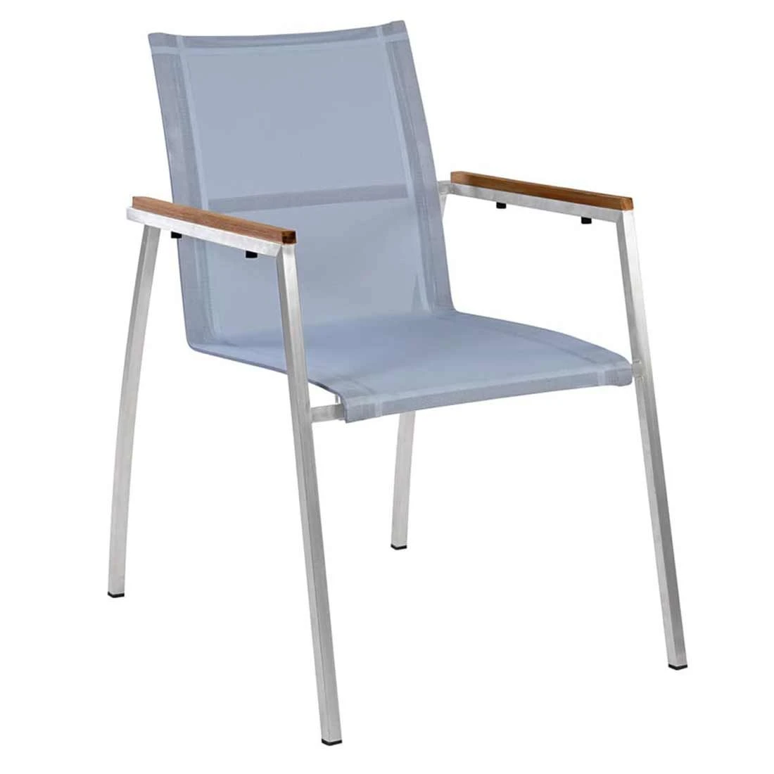 OUTLIV. Tokyo Gartenmöbelset 7-tlg. Tisch 200x100cm Silber/Grau