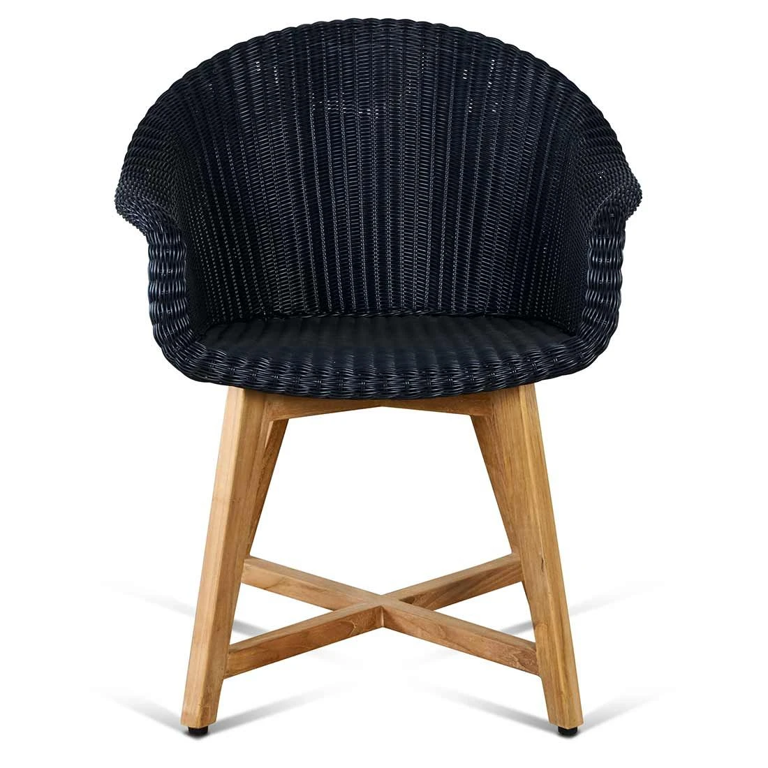 OUTLIV. Clovelly Gartenmöbelset 5-tlg. Tisch 180x90cm Natur/Schwarz