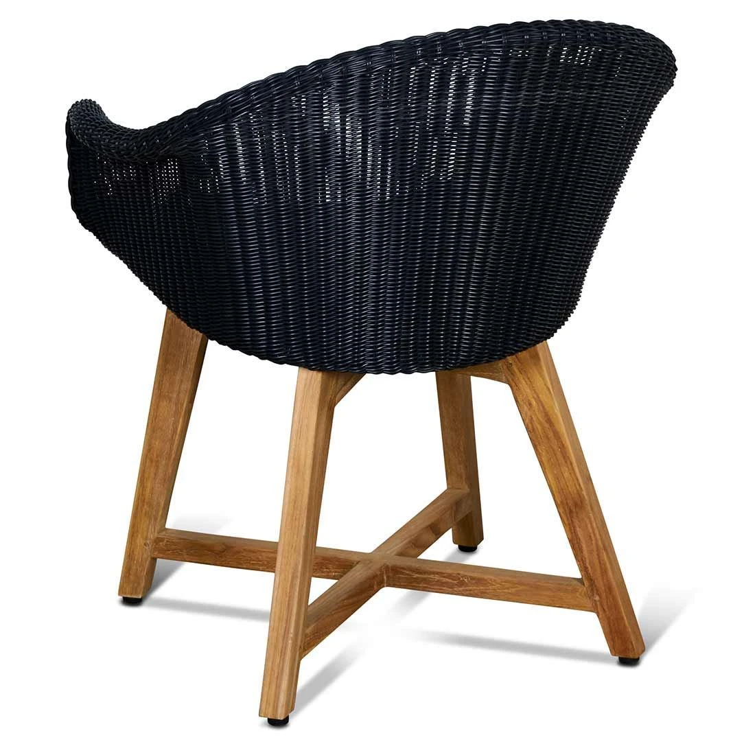 OUTLIV. Clovelly Gartenmöbelset 5-tlg. Tisch 180x90cm Natur/Schwarz