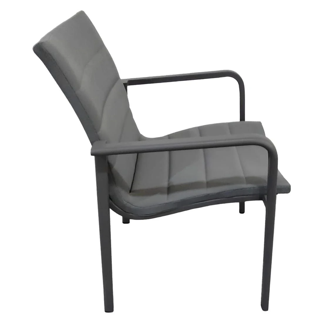 OUTLIV. Fontana Gartenmöbelset 5-tlg. Tisch 160x90cm Anthrazit/Grau