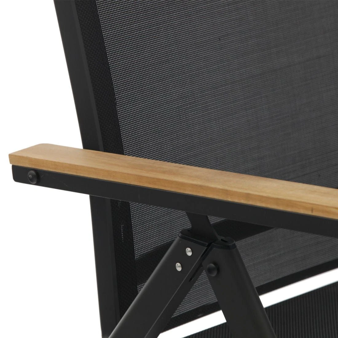 OUTLIV. Kobe Gartenmöbelset 5-tlg. Tisch 160x90cm Anthrazit