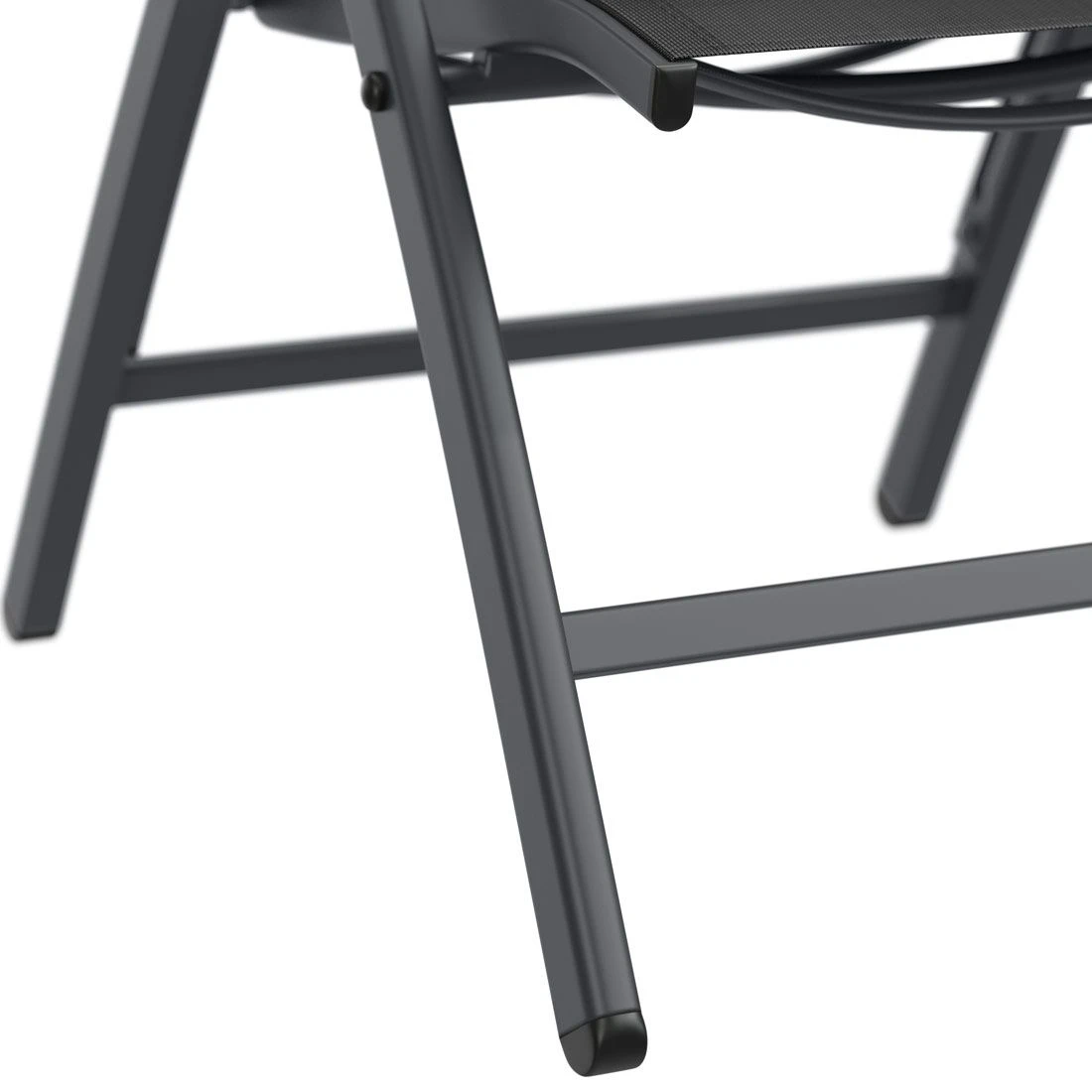 OUTLIV. Kobe Gartenmöbelset 5-tlg. Tisch 160x90cm Anthrazit