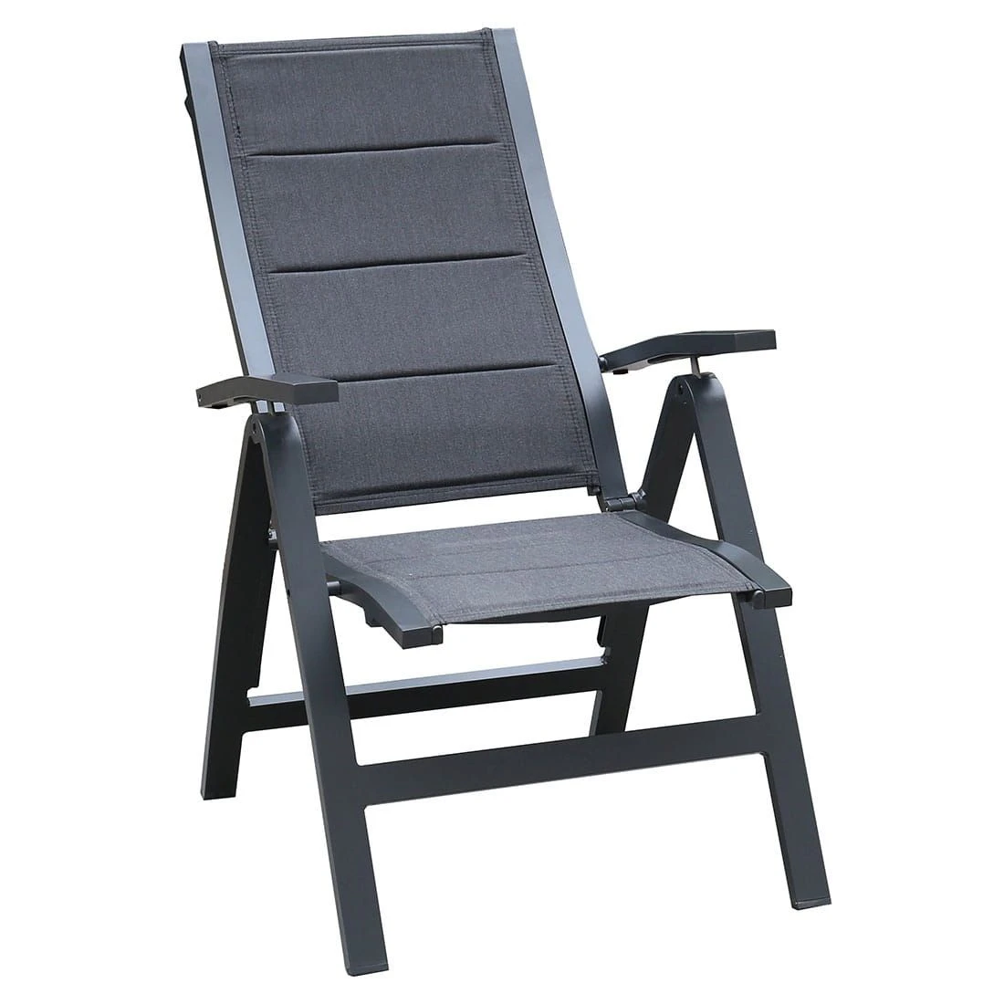 OUTLIV. London Gartenmöbelset 5-tlg. Tisch 160x90cm Anthrazit/Sooty