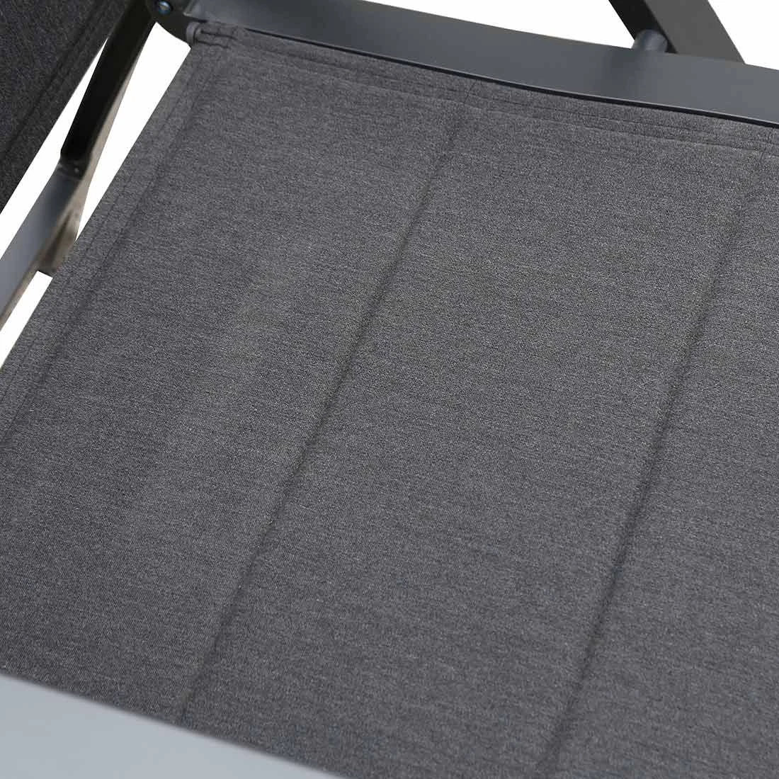 OUTLIV. London Gartenmöbelset 5-tlg. Tisch 160x90cm Anthrazit/Sooty