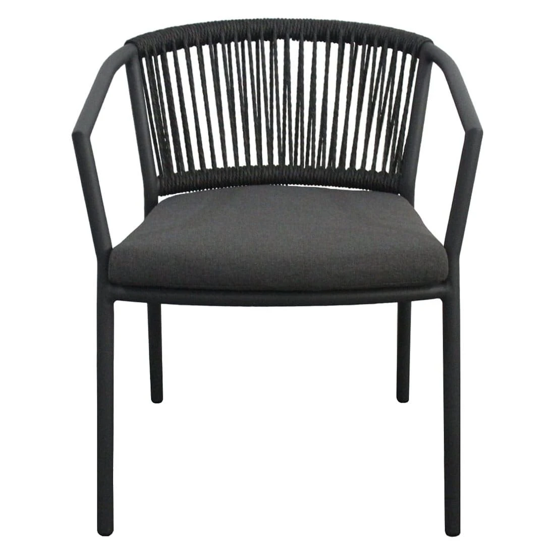 OUTLIV. Mata Gartenmöbelset 5-tlg. Tisch 160x90cm Anthrazit