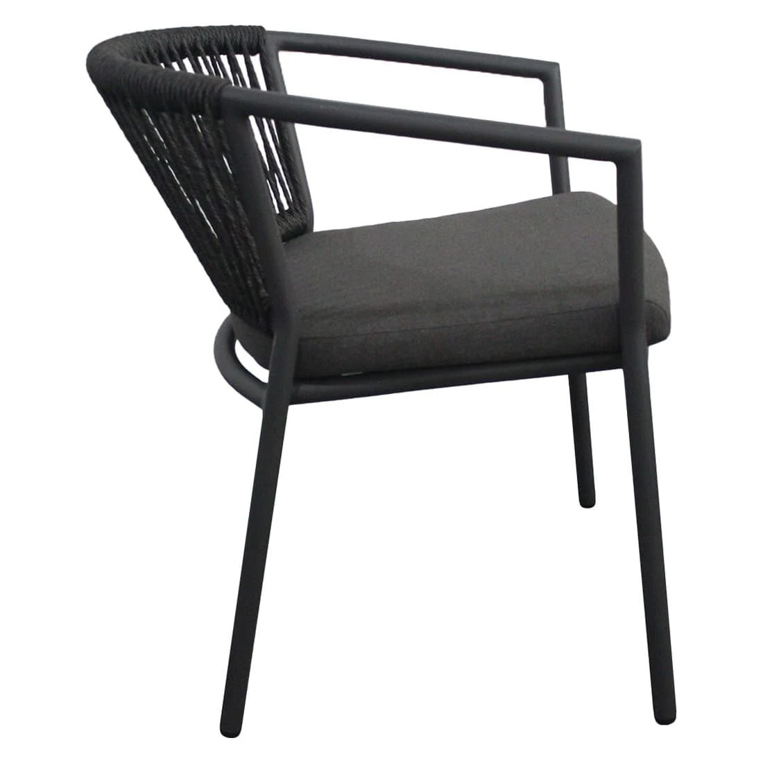 OUTLIV. Mata Gartenmöbelset 5-tlg. Tisch 160x90cm Anthrazit