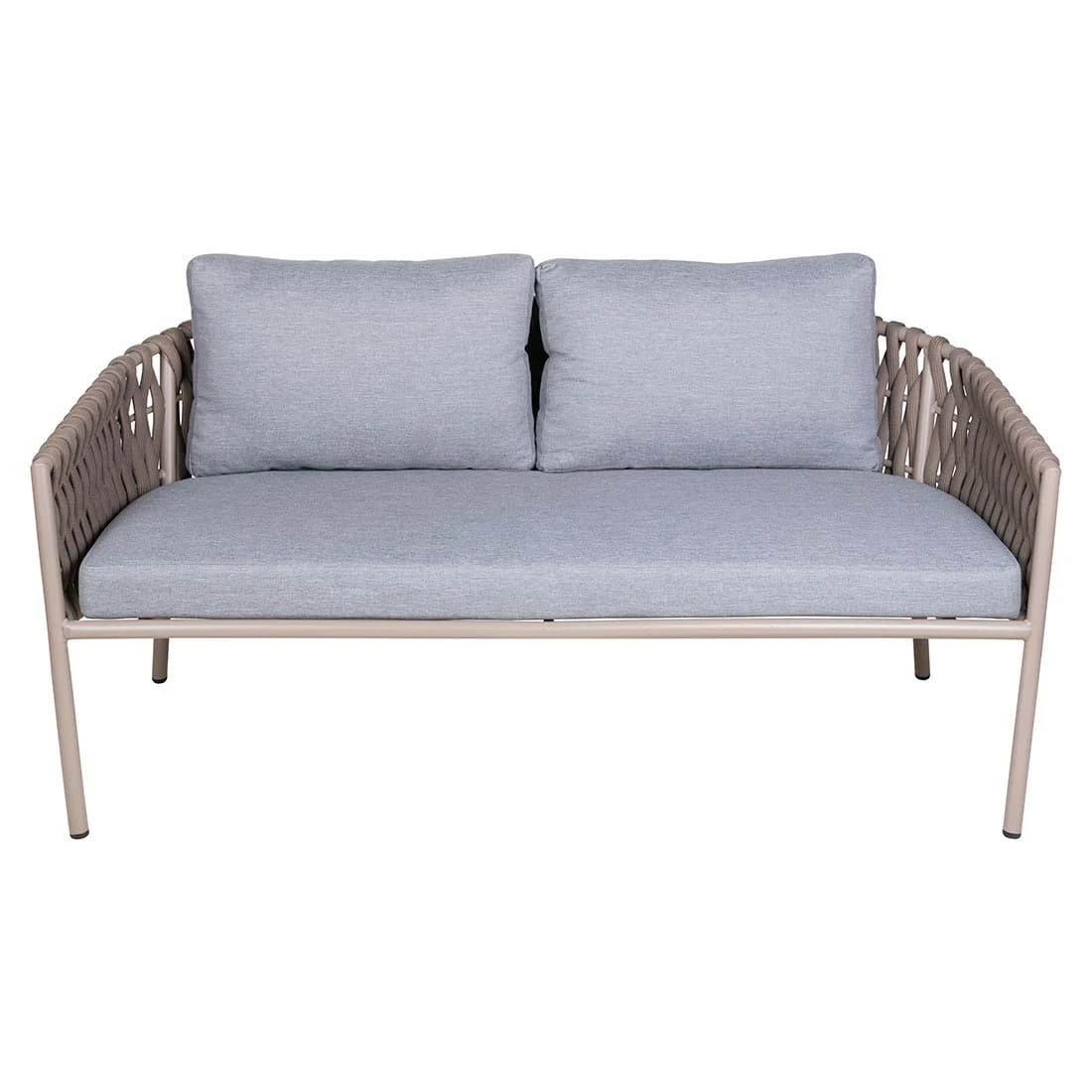 OUTLIV. Loungeset 5-tlg. Stahl/Rope Sand/Grau