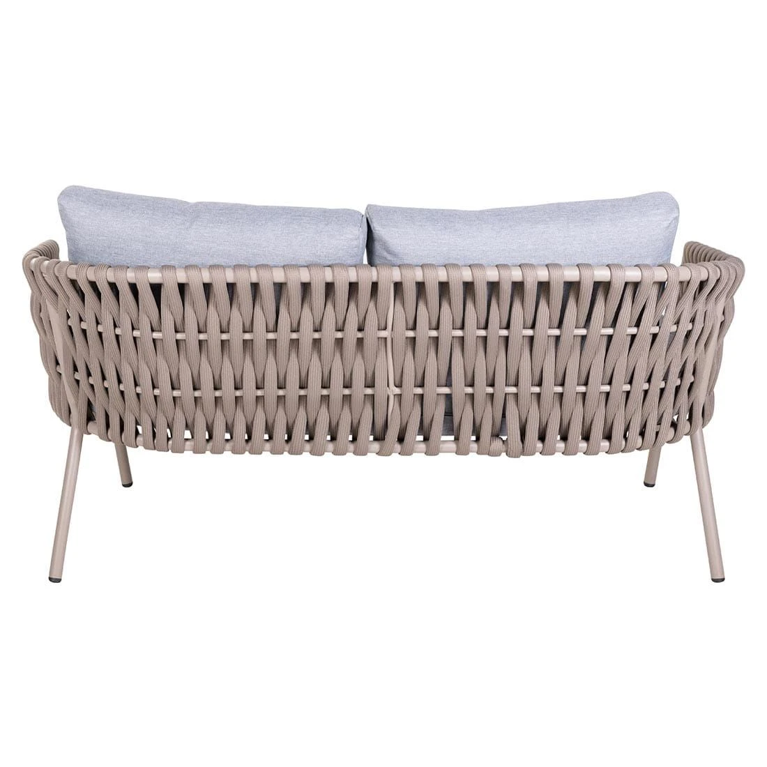 OUTLIV. Loungeset 5-tlg. Stahl/Rope Sand/Grau