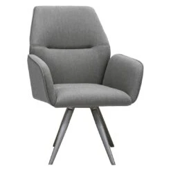 OUTLIV. By Detlef Steves Alea Diningsessel Aluminium/Sunbrella Anthrazit/Flanelle