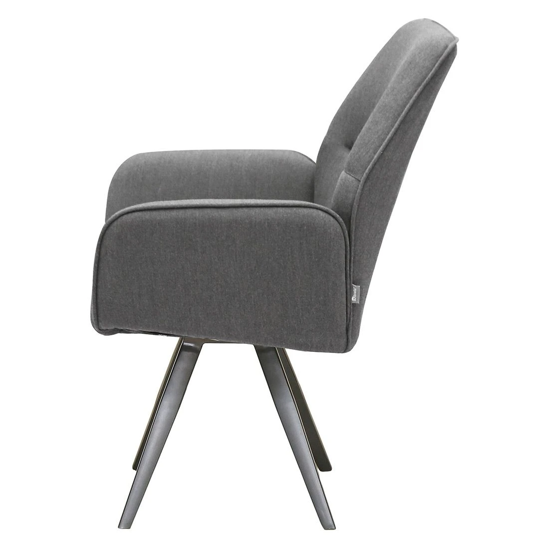 OUTLIV. by Detlef Steves Alea Diningsessel Aluminium/Sunbrella Anthrazit/Flanelle