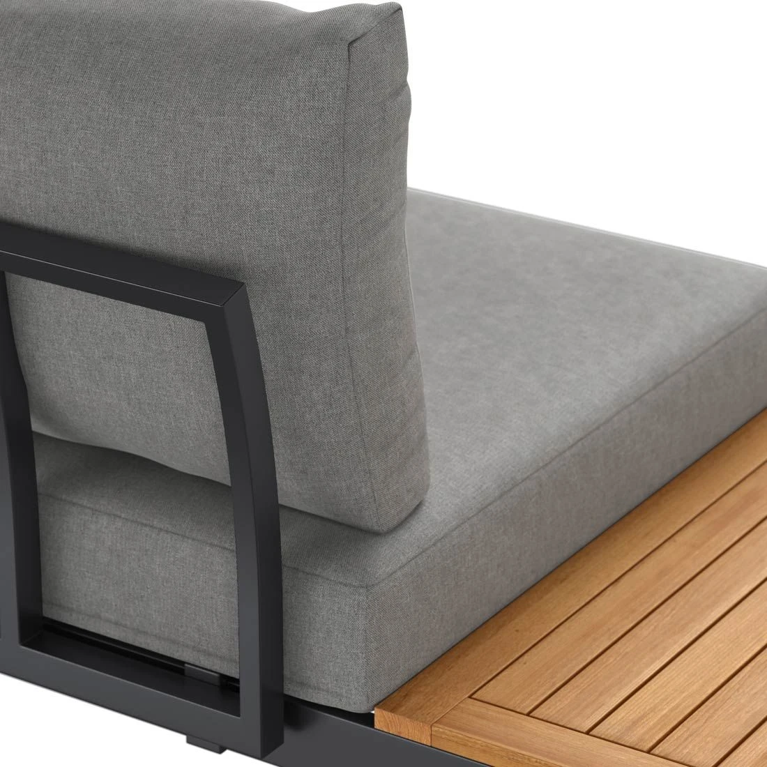 OUTLIV. Alpha Ecklounge 3-tlg. Aluminium/Kunstfaser Anthrazit/Dunkelgrau