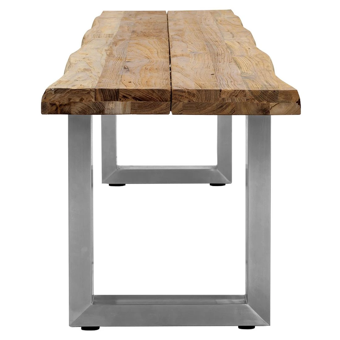 OUTLIV. Ascona Gartenbank 240m Edelstahl/Teak Teak Recycelt