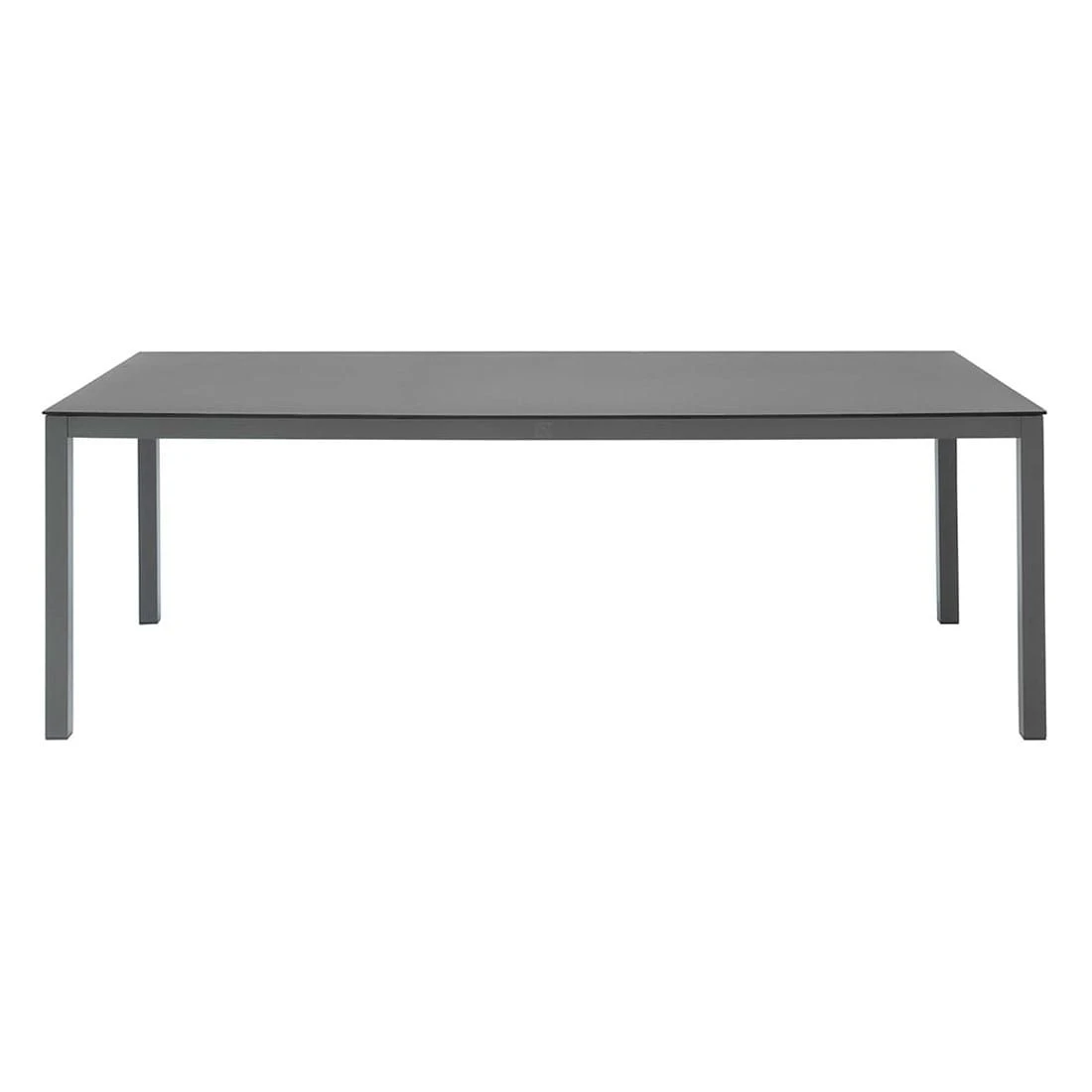 OUTLIV. Atlanta Gartenmöbelset 7-tlg. mit Tisch 220x100cm Anthrazit/Schwarz