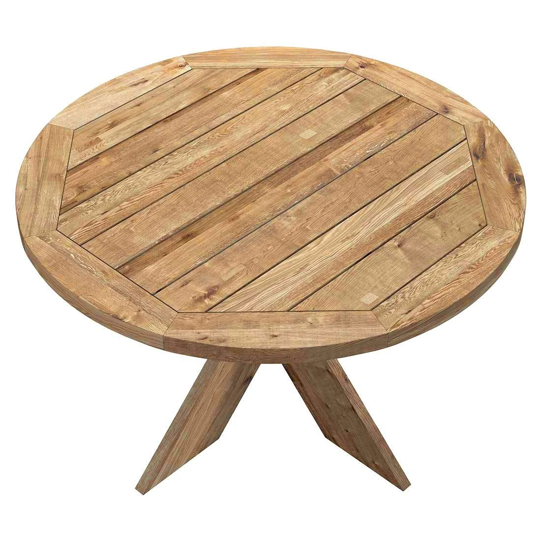 OUTLIV. Atlanta Gartentisch Ø130cm Teak Recycelt Teak Recycelt