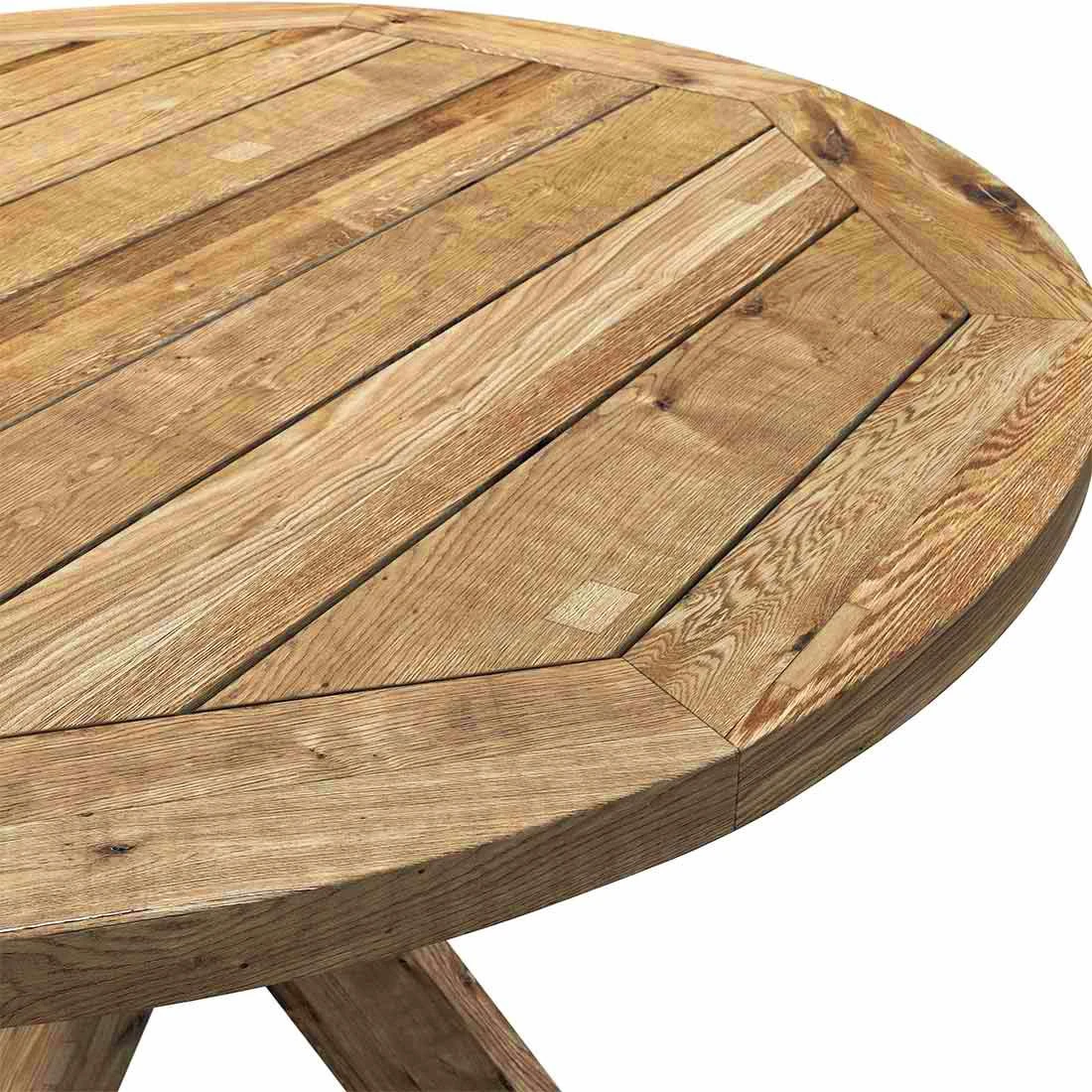OUTLIV. Atlanta Gartentisch Ø130cm Teak Recycelt Teak Recycelt