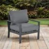 OUTLIV. Atlanta Loungesessel Aluinium/Polyester Anthrazit/Grau