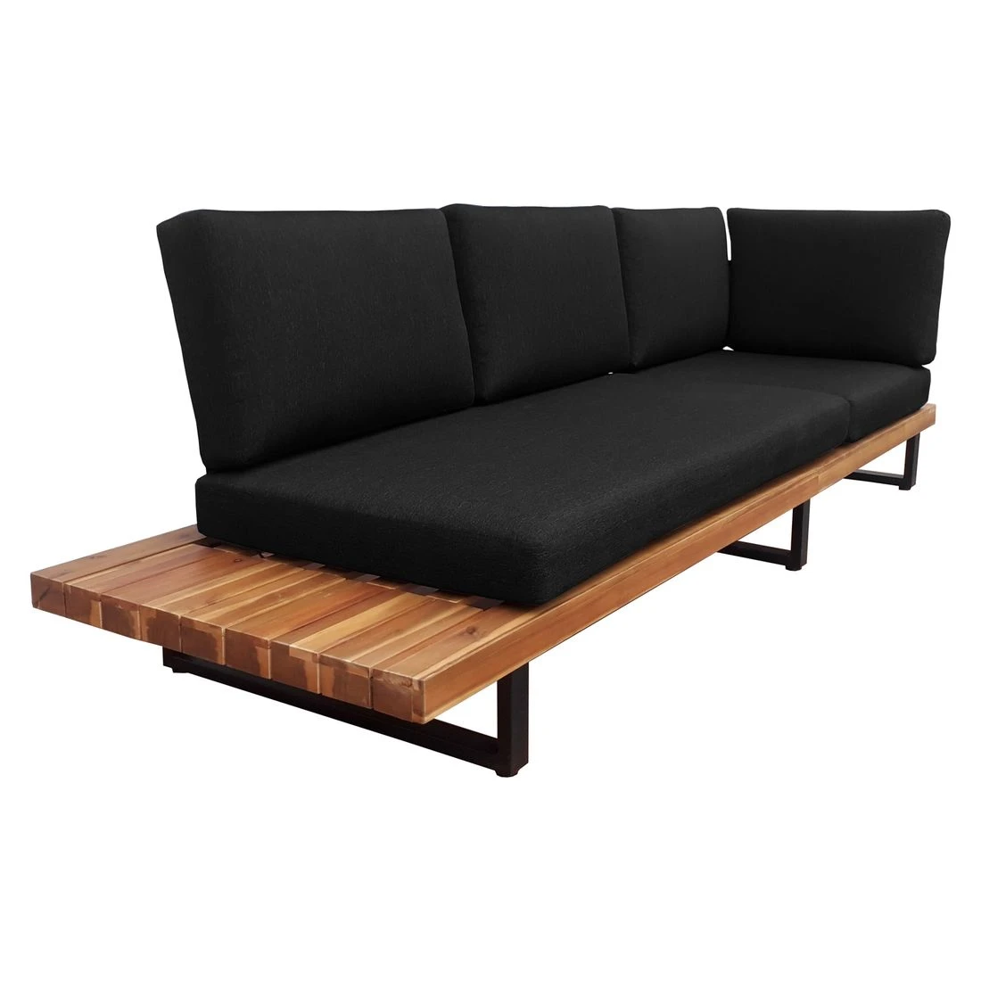 OUTLIV. Bahamas Ecklounge 4-tlg. Aluminium/Polyester Schwarz