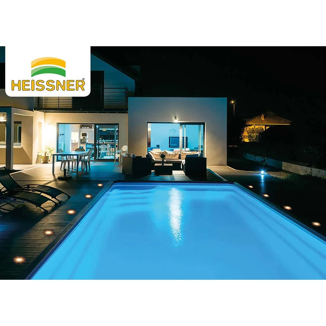 OUTLIV. Smart Light Starter-Set "Wifi 5RGB Bodeneinbauspots" Silber/Schwarz