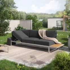 OUTLIV. Capri Gartensofa Schwarz