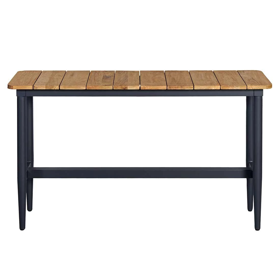 OUTLIV. Clark Gartenbar-Set 3-tlg. Tisch 170x75cm Aluminium/Teak recycelt Charcoal/Teak Recycelt
