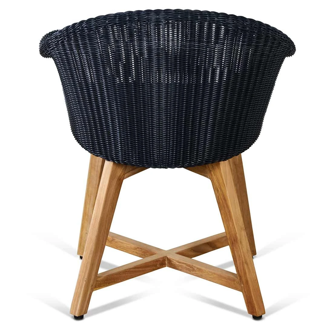 OUTLIV. Clovelly Gartensessel Teak/Geflecht Natur/Schwarz