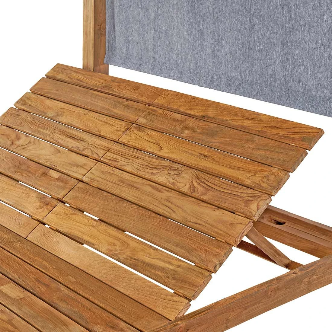 OUTLIV. Coracao Daybed Teak Recycelt/Olefin Teak Recycelt/Grau