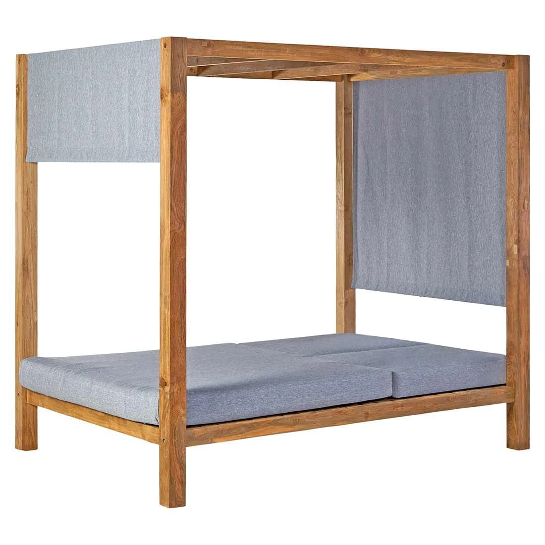 OUTLIV. Coracao Daybed Teak Recycelt/Olefin Teak Recycelt/Grau