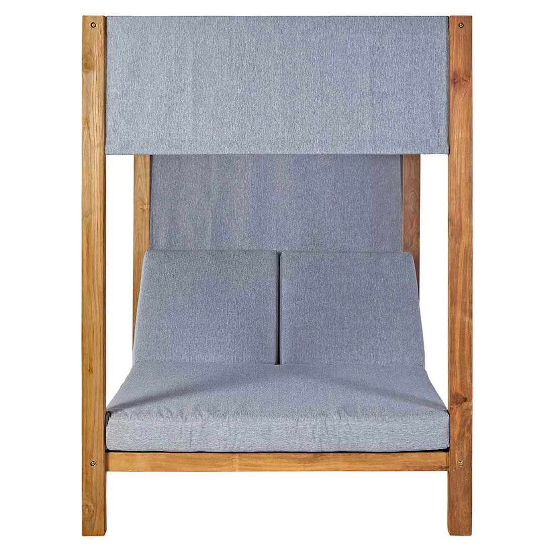 OUTLIV. Coracao Daybed Teak Recycelt/Olefin Teak Recycelt/Grau