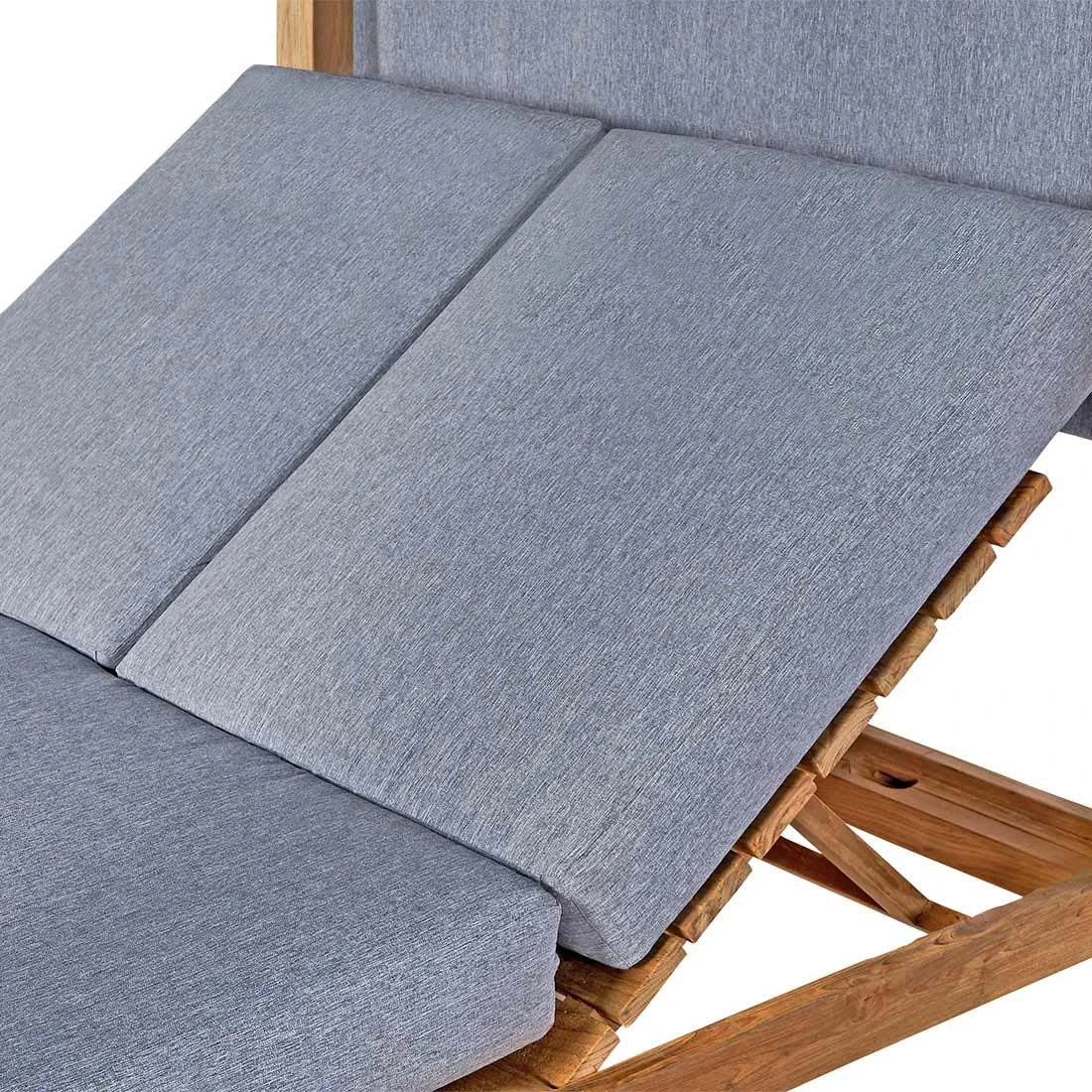 OUTLIV. Coracao Daybed Teak Recycelt/Olefin Teak Recycelt/Grau