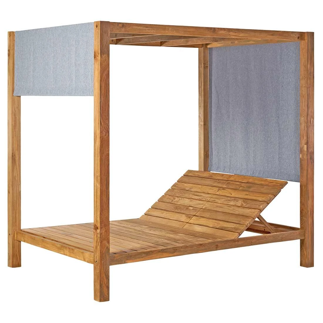 OUTLIV. Coracao Daybed Teak Recycelt/Olefin Teak Recycelt/Grau