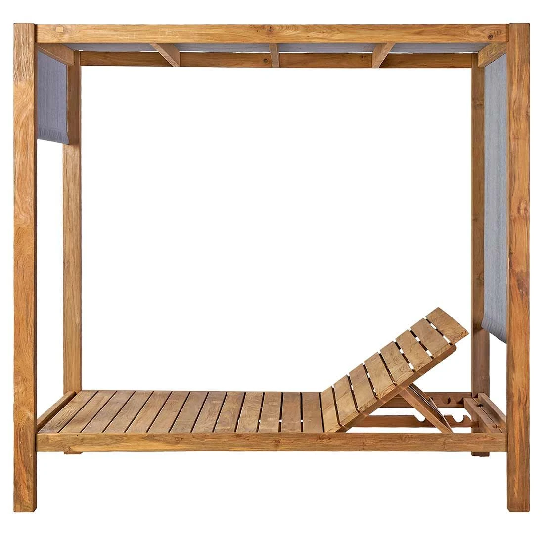 OUTLIV. Coracao Daybed Teak Recycelt/Olefin Teak Recycelt/Grau