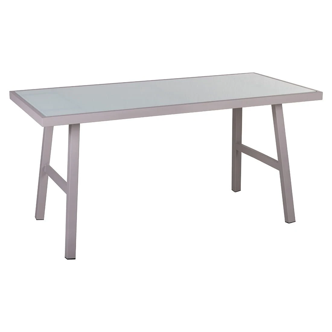 OUTLIV. Dininglounge 4-tlg. Stahl/Olefin Taupe/Grau