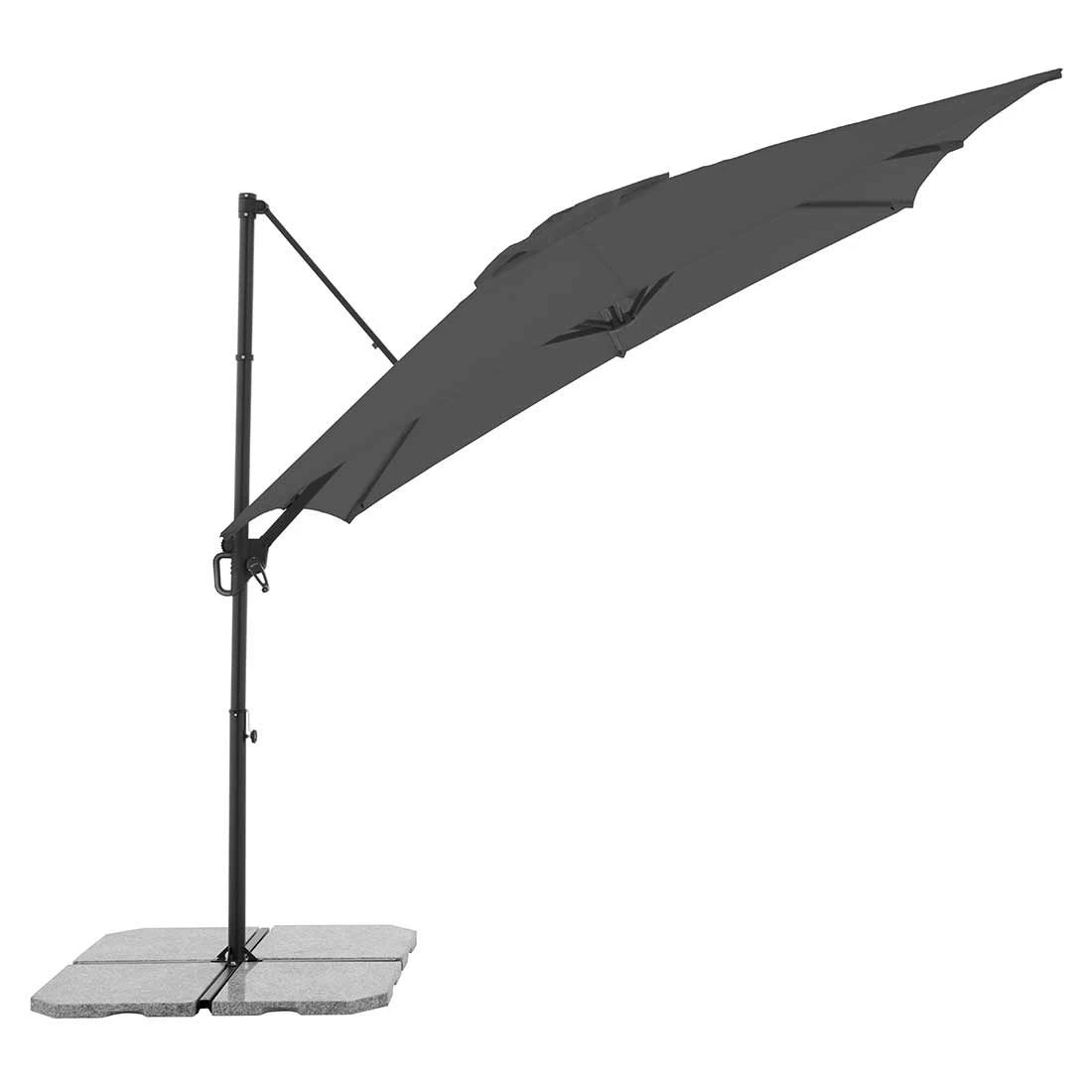 OUTLIV. Edition Ampelschirm 245x245cm Anthrazit