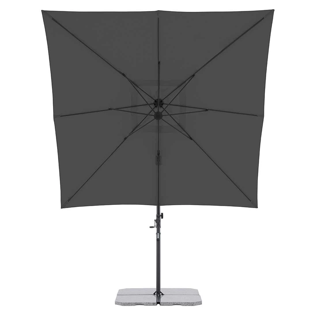 OUTLIV. Edition Ampelschirm 245x245cm Anthrazit