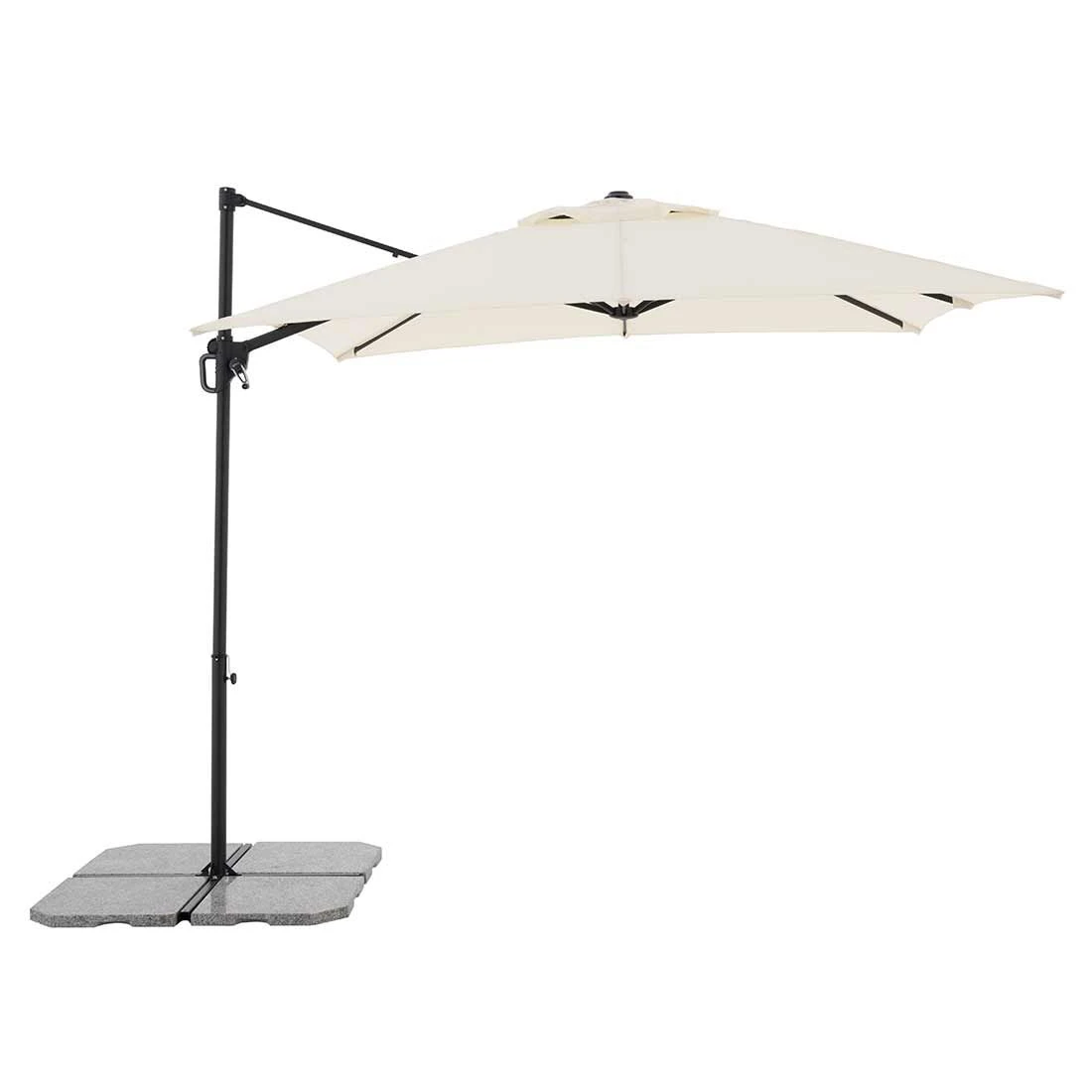 OUTLIV. Edition Ampelschirm 245x245cm Off-White