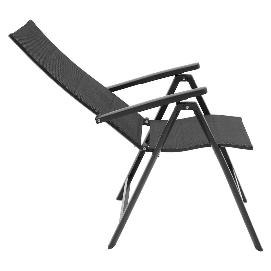 OUTLIV. Falun Klappsessel Aluminium/Textilene Anthrazit