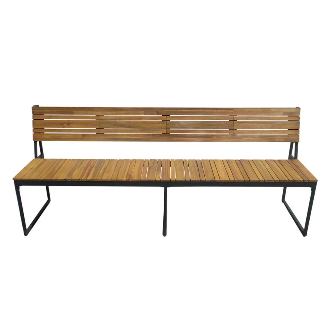 OUTLIV. Floris Gartenbank Stahl/Akazie Anthrazit/Teaklook