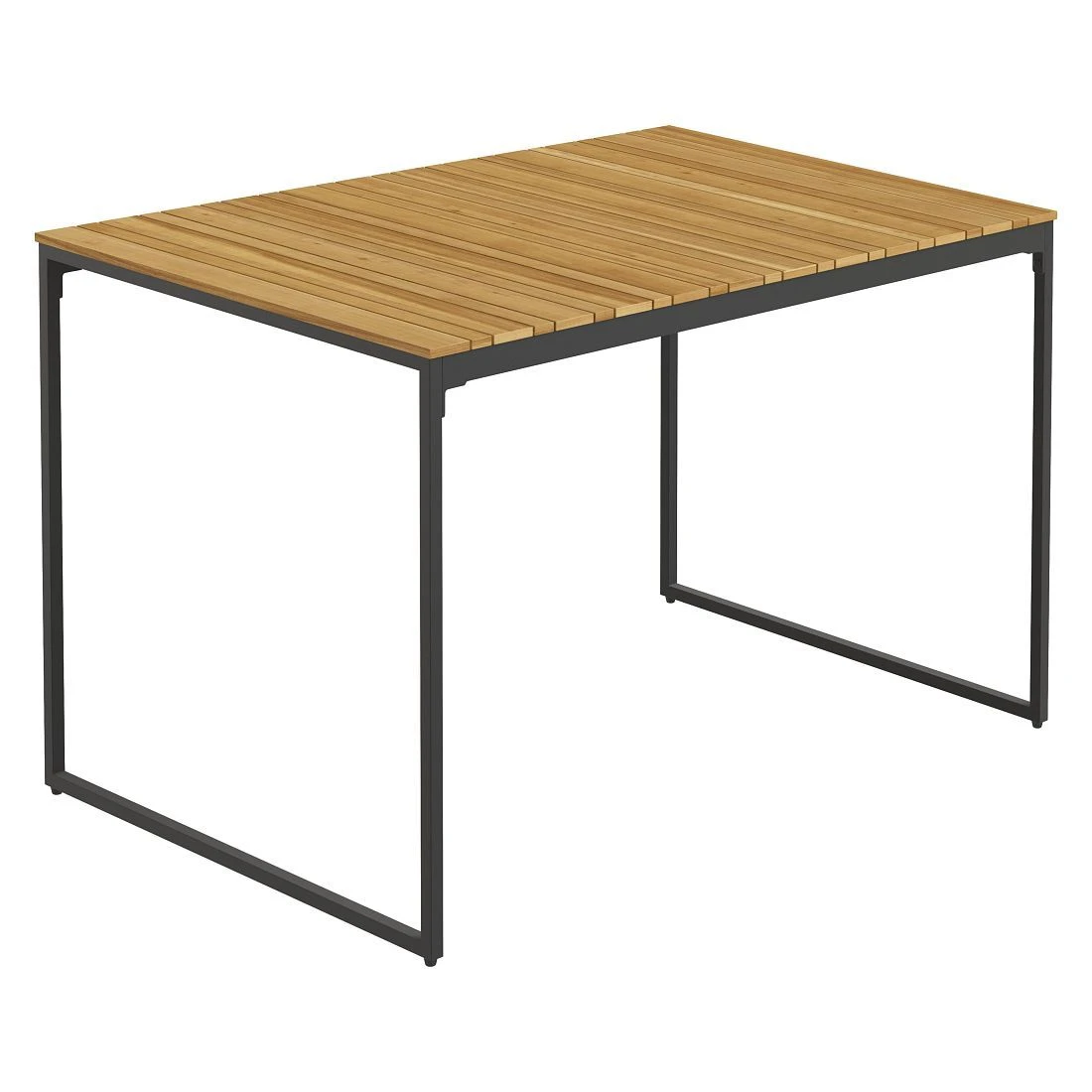 OUTLIV. Floris Gartenmöbel-Set 3-tlg. mit Tisch 115x78cm Schwarz