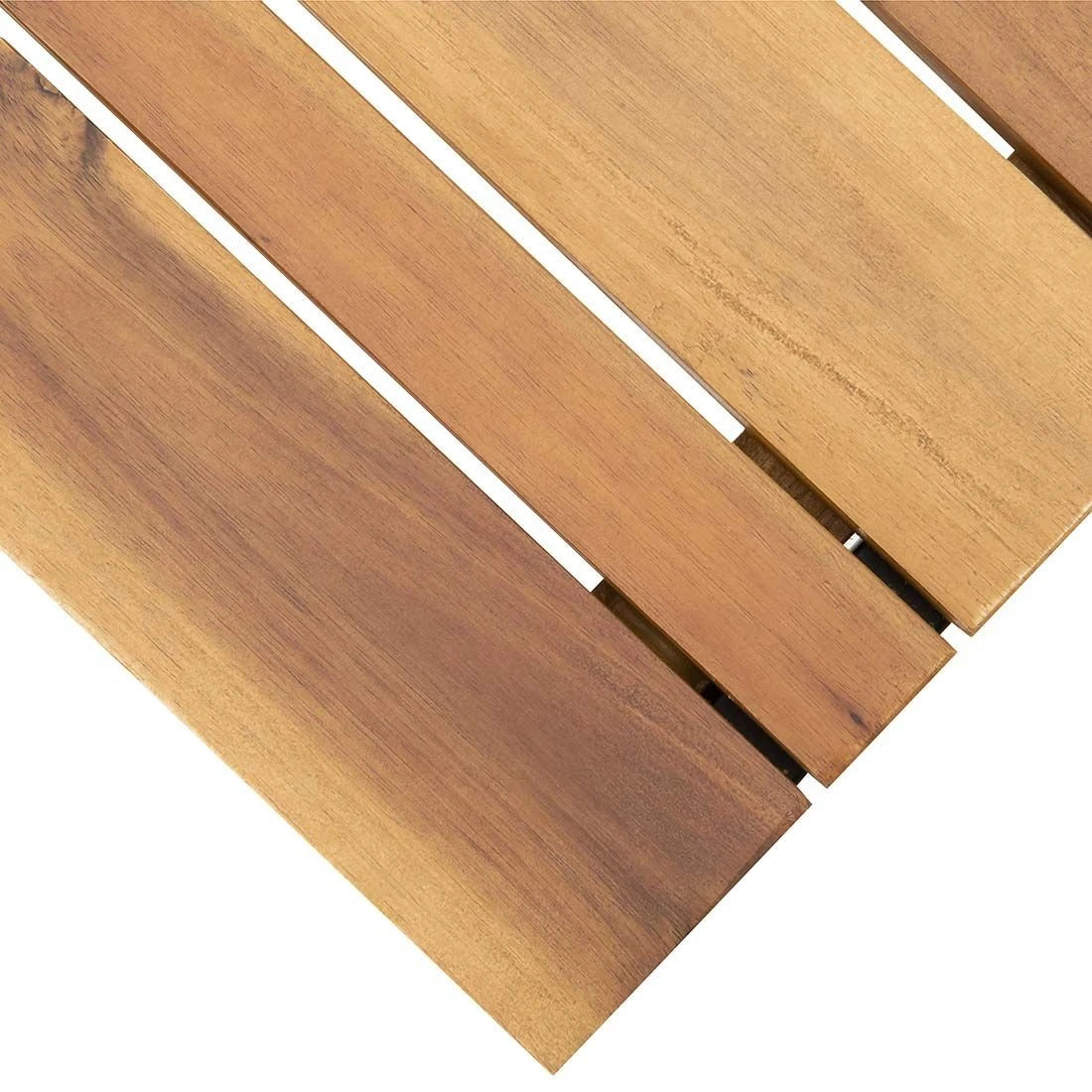 OUTLIV. Floris Hocker Stahl/Akazie Schwarz/Natur