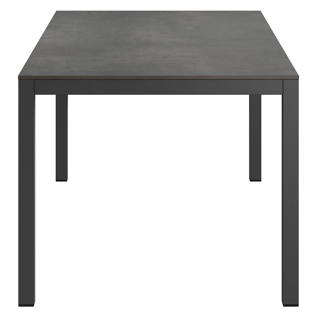 OUTLIV. Gartentisch 160x90cm Aluminium/HPL Anthrazit/Zement Dunkel