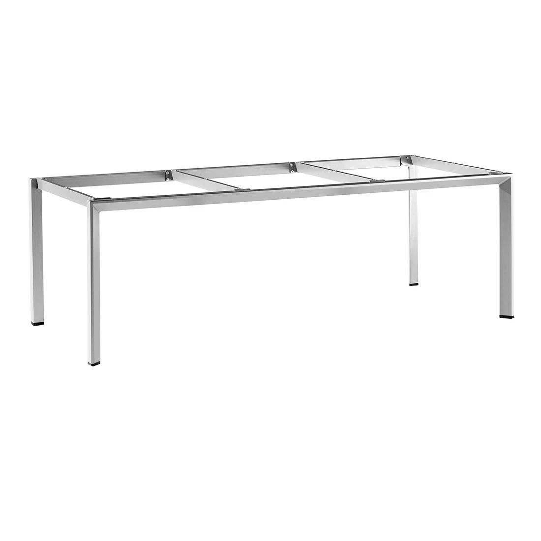 OUTLIV. Gartentisch 220x100cm Aluminium/Teak Graphit/Natur